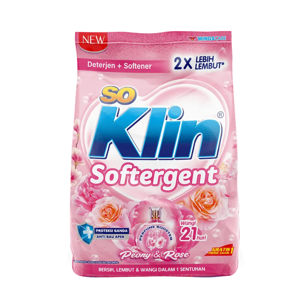 So Klin Washing Powder Softergent Sakura & Strawberry 770g