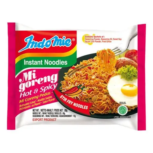 Indomie Mi Goreng Hot Spicy 80 Gm Pkt