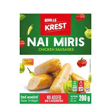 Keells Krest Nai Miris Chicken Sausages 250 gm Pkt