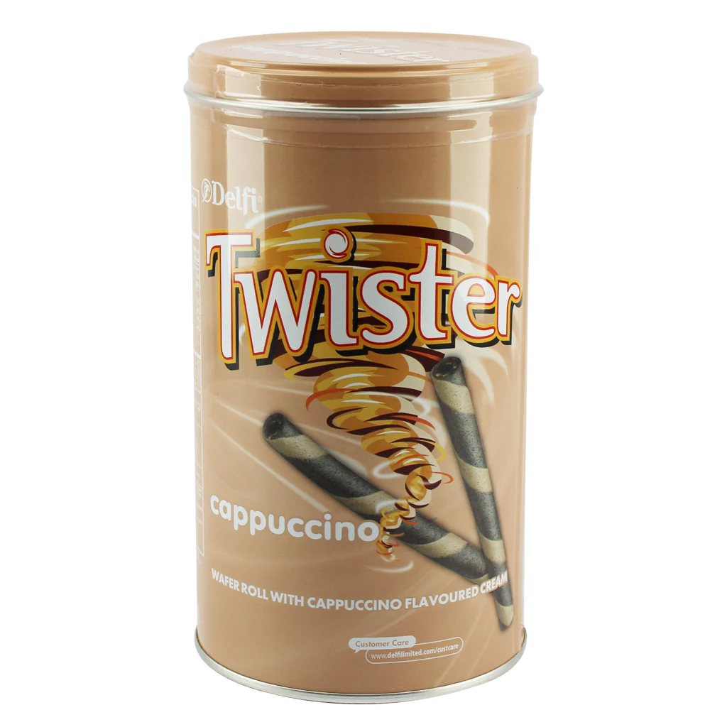 Delfi Twister Cappuccino Tin 320g