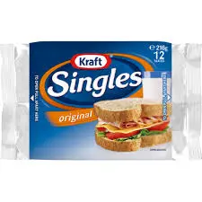 Kraft Singles Single Cheese 216Grm
