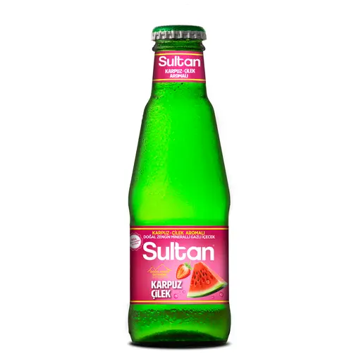 Sultan Sparkling Water Watermelon & Strawberry 200Ml 