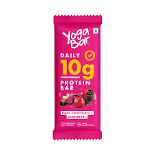 Yogabar Dark Chocolate Cranberry 50g