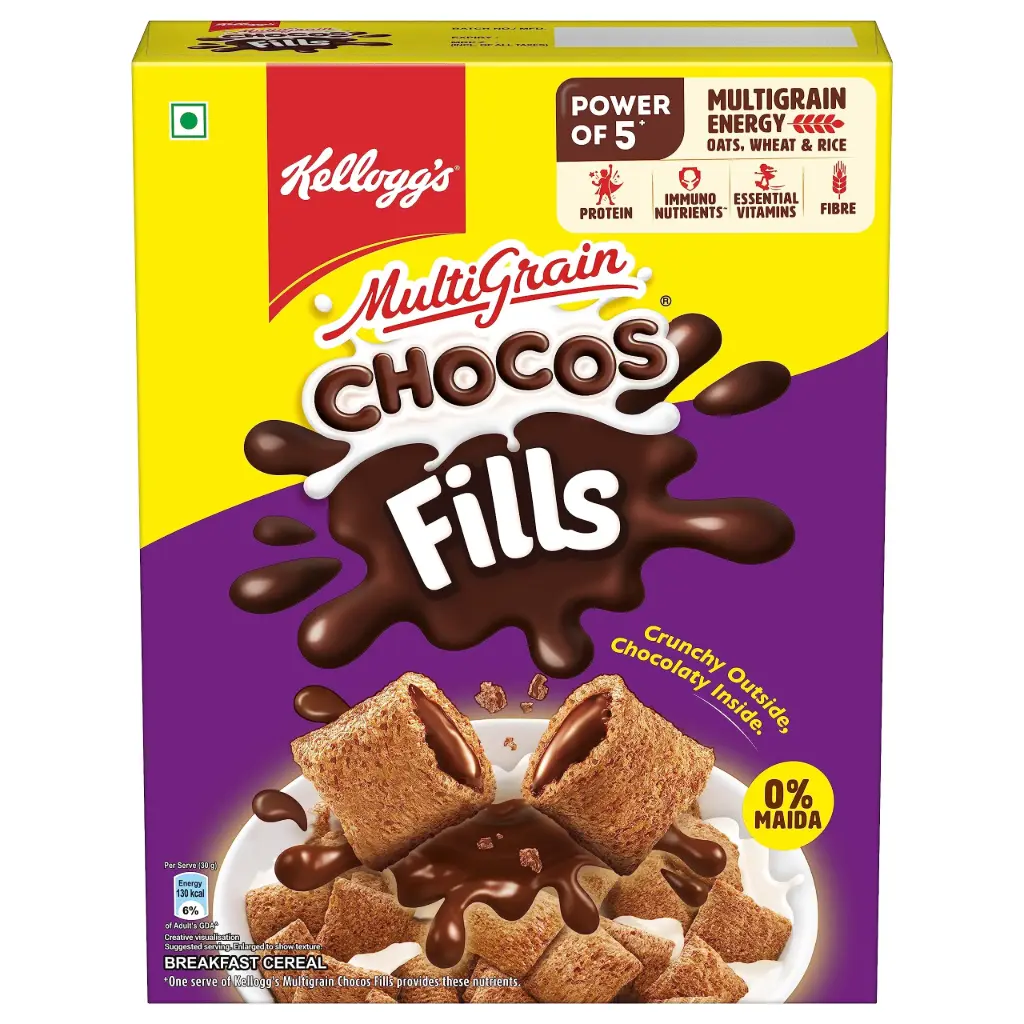 Kelloggs Chocos Fills Double Chocolaty 250g