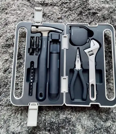 HOTO Household Tool Set With Electric Screwdriver 3.6V 40 Pcs Kit
