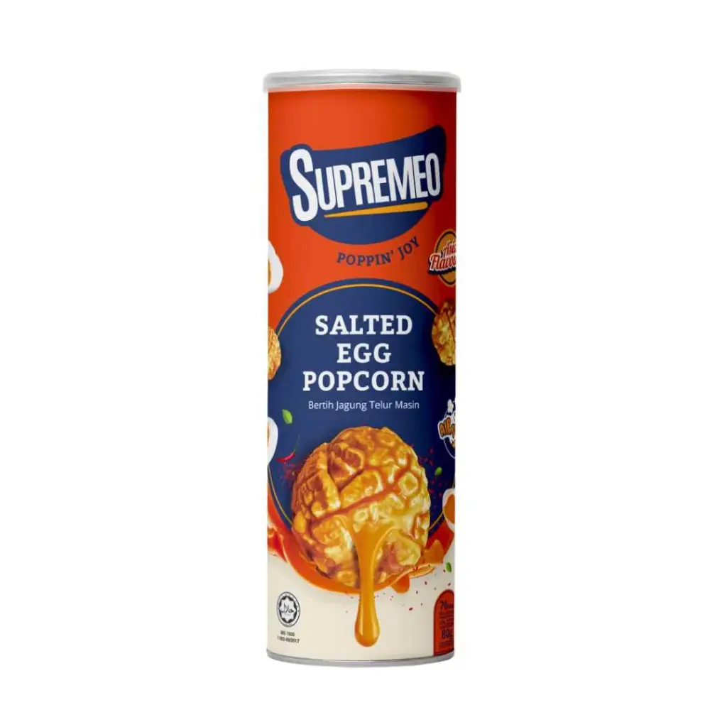 Supremo Popcorn Salted Egg 80g