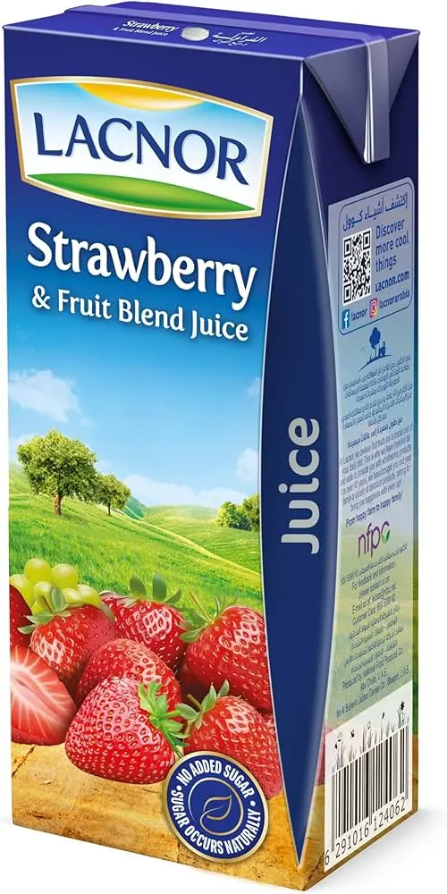 Lacnor Juice Strawberry 180ml