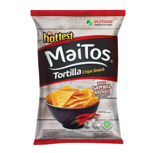 Mr Hottest Maitos Chips Chilli 140g