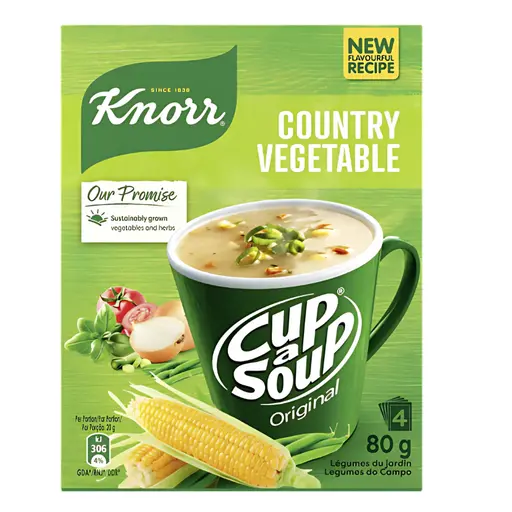 Knorr Cup-A-Soup - Regular Country Vegetable 80g/84g 