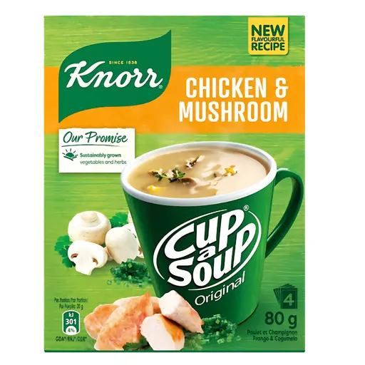 Knorr Cup-A-Soup - Regular Chicken & Mushroom 80g/84g