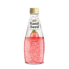 Nawon Basil Seed Drink Strawberry 290ml 