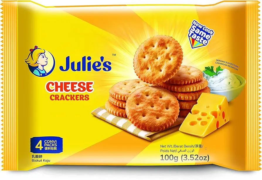 Julies Cheese Crackers - 100g