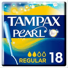 Tampax Pearl Regular - 18s 18pk