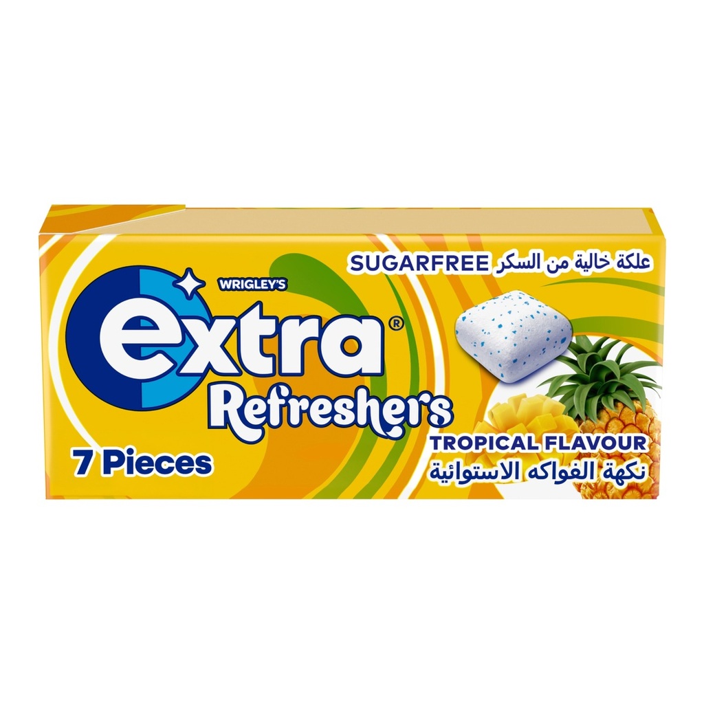 Wrigley Extra Refreshers Tropical 7Pc - 15.6g