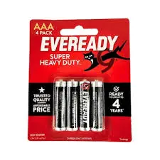 Eveready Super Heavy Duty Aaa Fsb4 - 4pk