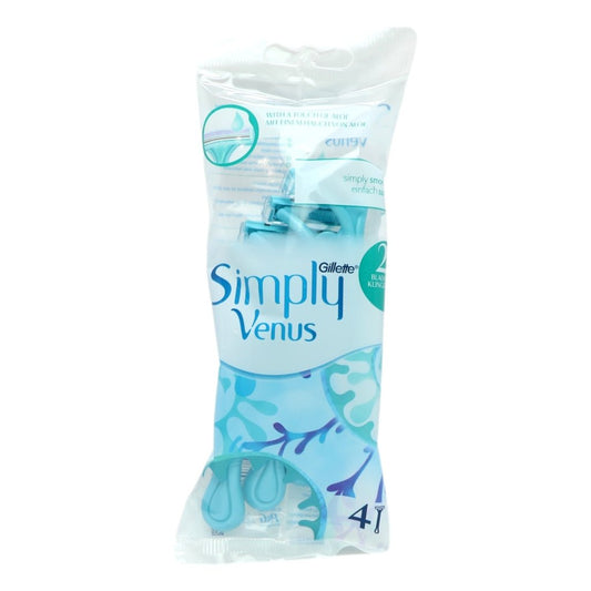 Simply Venus Disp 2 Blade Razor - 4pk
