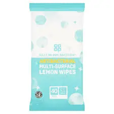 Co-op Anti Bacterial Multi Surface Wipes - 40s