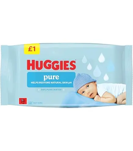 Huggies Pure Wipes - 56s