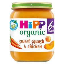 Hipp Organic Squash & Chicken 6M - 125g