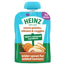 Heinz By Nature Sweet Potato Chicken & V - 130g