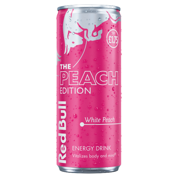 Red Bull Energy White Peach Edition - 250ml