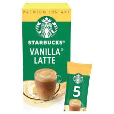 Starbucks Latte Vanilla Sachets - 5x21.5g