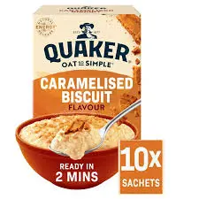 Quaker Oat So Simple Caramelised Biscuit - 10x33.4g