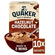 Quaker Oat So Simple Hazelnut Chocolate - 10x36g