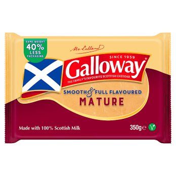 Galloway Mature Coloured Cheddar - 350g