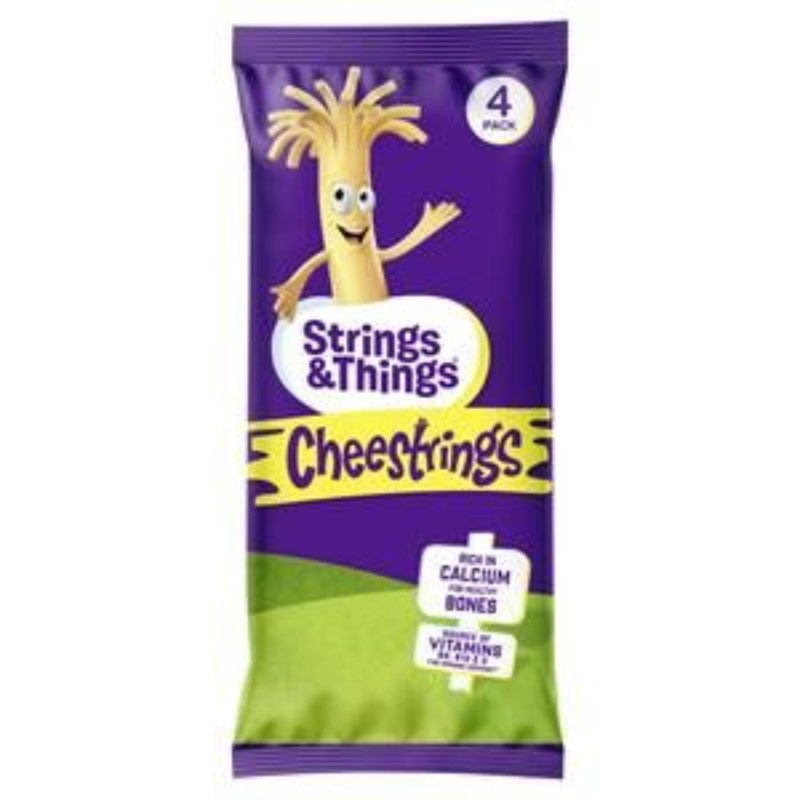 Cheestrings Cheddar - 4x20g