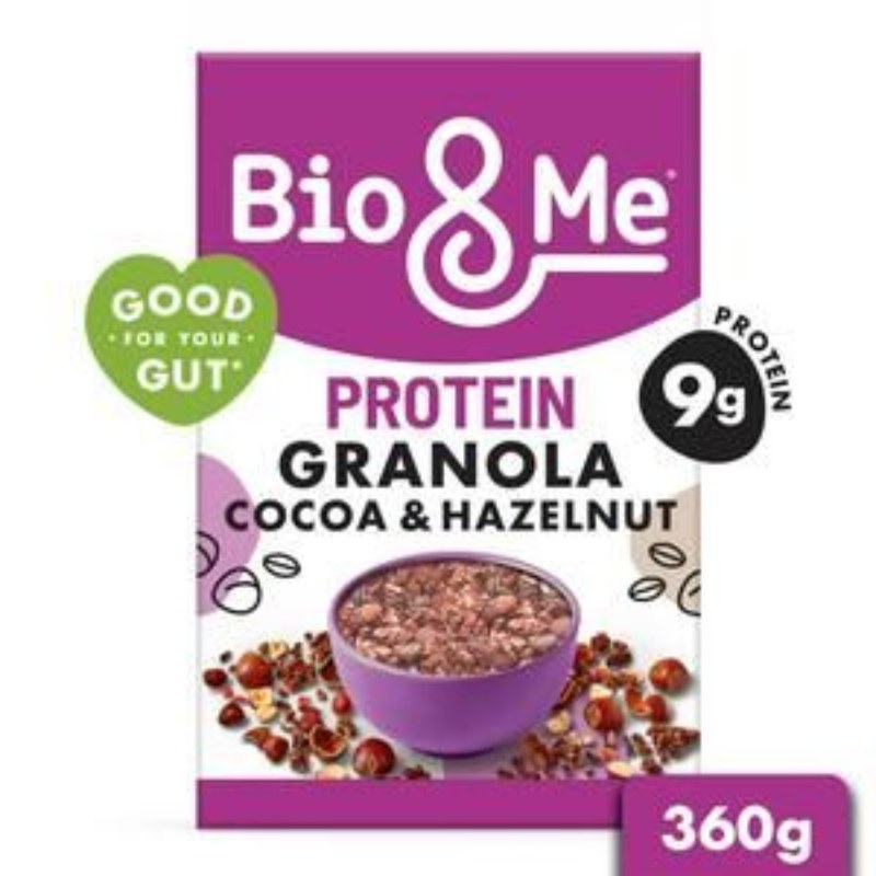 Bio & Me Cocoa Hazelnut Protein Boosted Granola - 360g