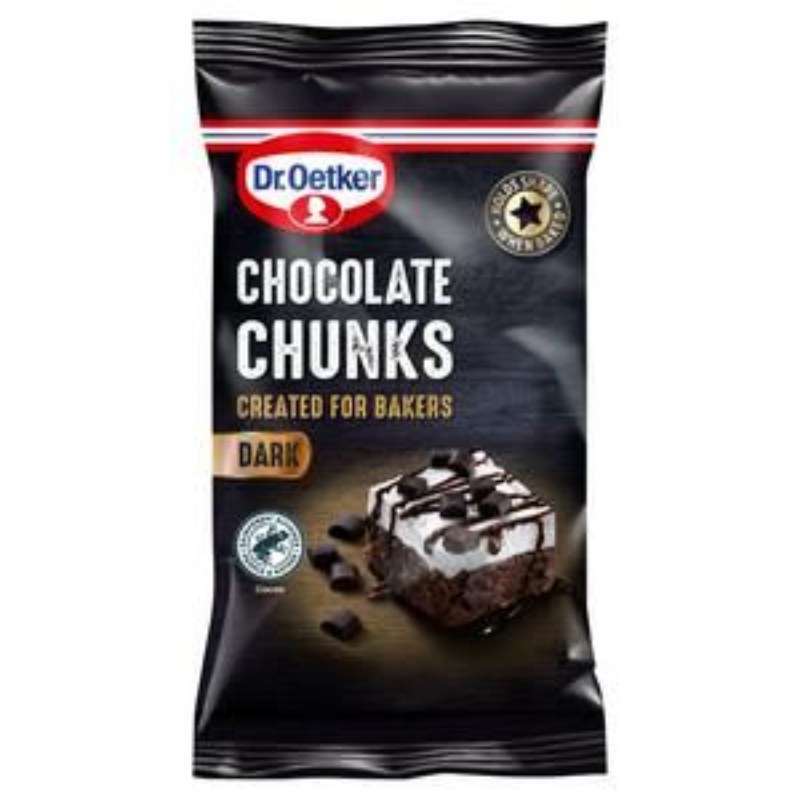 Dr Oetker Dark Chocolate Chunks - 100g