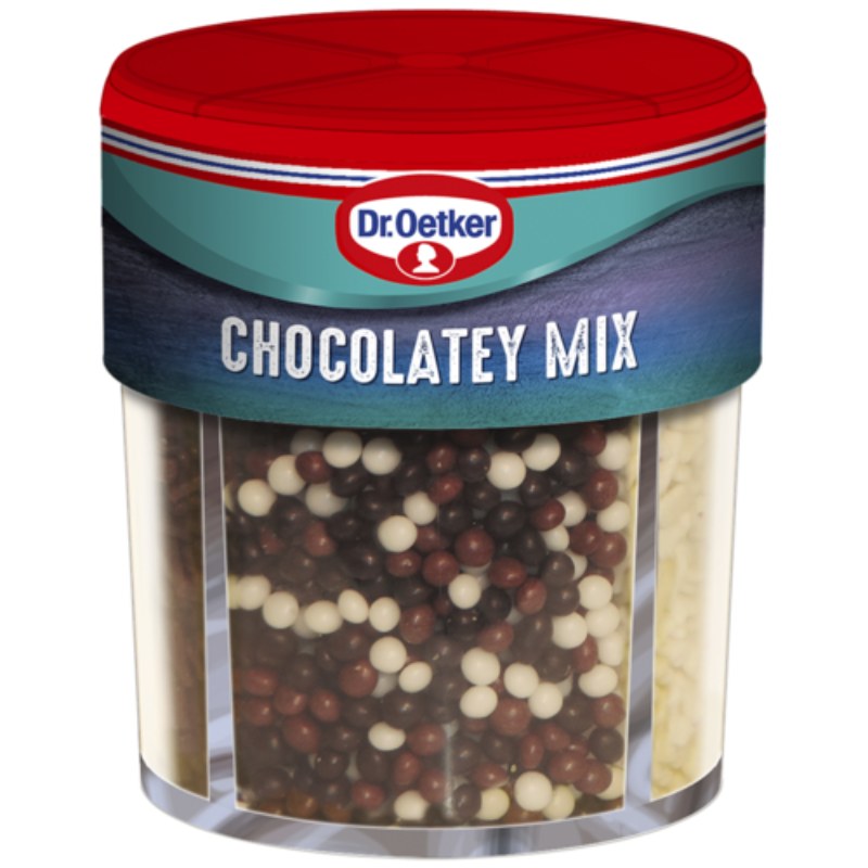 Dr Oetker 4 Cell Mixed Chocolatey Sprinkles - 103g