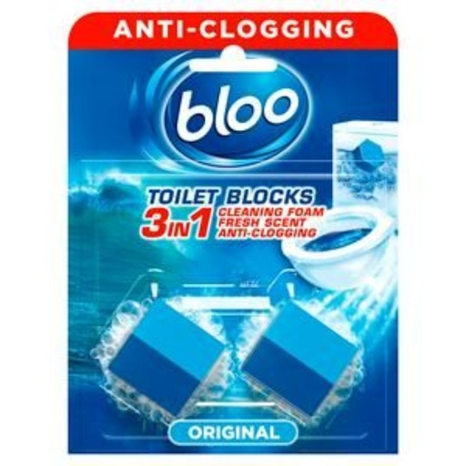Bloo Duo Cube In Cistern Toilet Block Original - 2g