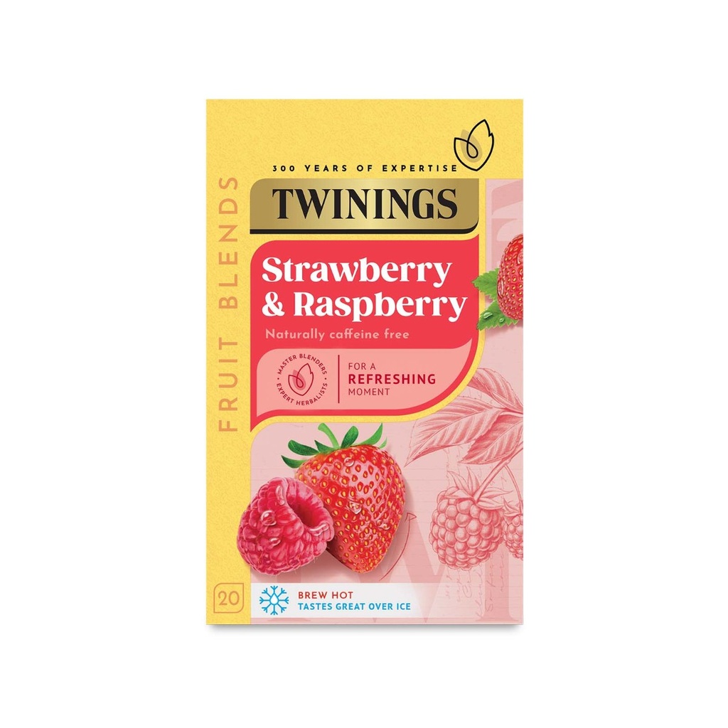 Twinings Infusions Strawberry & Raspberry - 40g