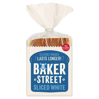 Baker St White Sliced Loaf - 550g