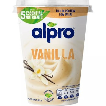 Alpro Vanilla Soya Yogurt Alternative - 500g