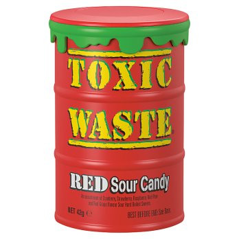 Toxic Waste Red Sour Candy - 42g