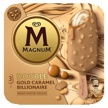 Magnum Double Gold Caramel Billionaire Sticks - 3x85ml