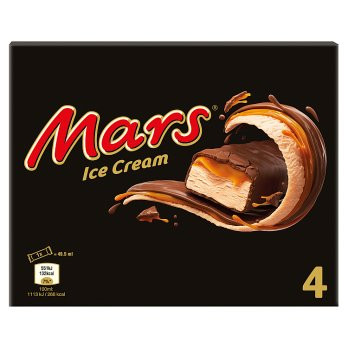 Mars Chocolate Caramel Ice Cream Bars - 4x40g