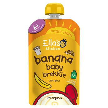 Ella's Kitchen Banana Baby Brekkie Pouch 6+ Months - 100g