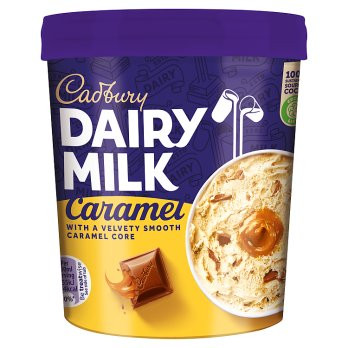 Cadbury Dairy Milk Caramel Ice Cream Tub - 425ml