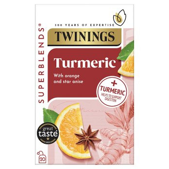 Twinings Superblends Turmeric 20 Tea Bags - 40g