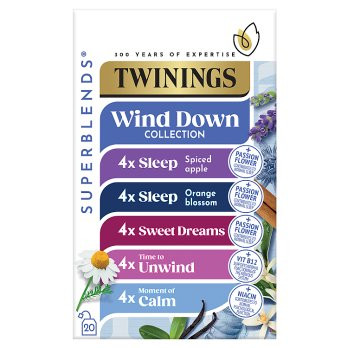 Twinings Superblends Wind Down 20 Tea Bags - 33.2g