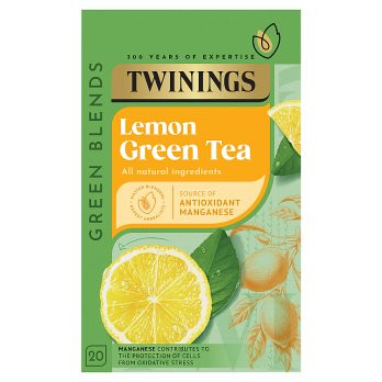 Twinings Lemon Green Tea 20 Tea Bags - 40g