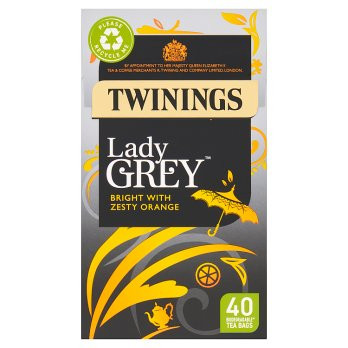 Twinings Lady Grey 40 Tea Bags - 100g