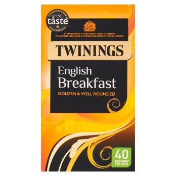 Twinings English Breakfast 40 Tea Bags - 100g
