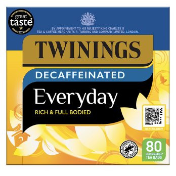 Twinings Everyday Decaf 80 Tea Bags - 250g
