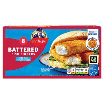 Birds Eye 8 Crispy Batter Fish Fingers - 224g