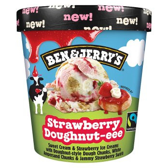 Ben & Jerry's Strawberry Doughnut-eee - 465ml